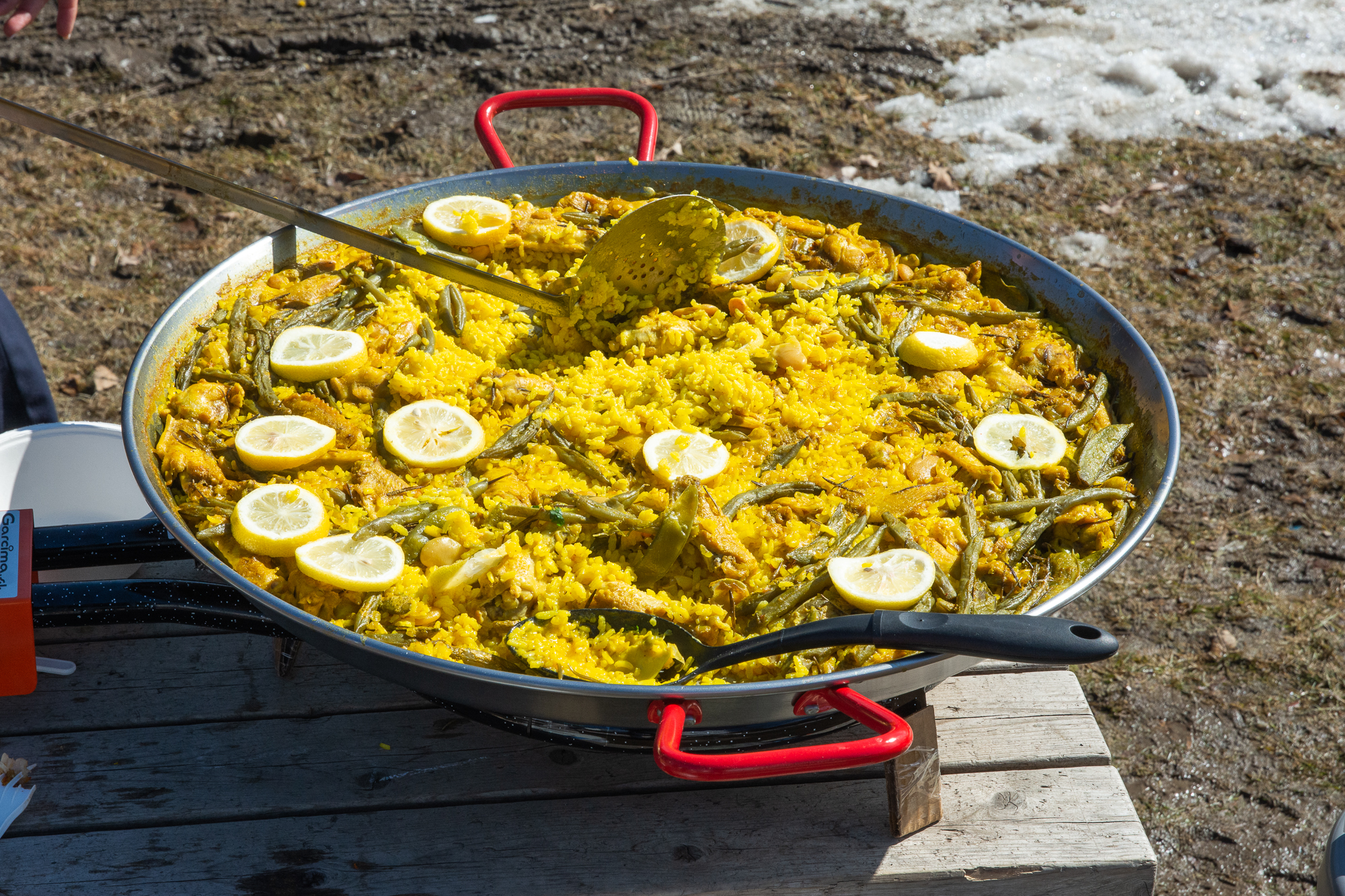 Paella at Las Fallas